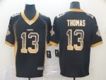New Orleans Saints #13 Michael Thomas Black Drift Fashion Color Rush Limited Stitched Jersey