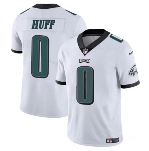 Philadelphia Eagles #0 Bryce Huff White Vapor Untouchable Limited Stitched Jersey