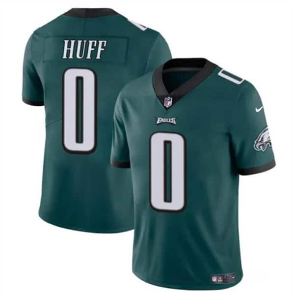 Philadelphia Eagles #0 Bryce Huff Green Vapor Untouchable Limited Stitched Jersey