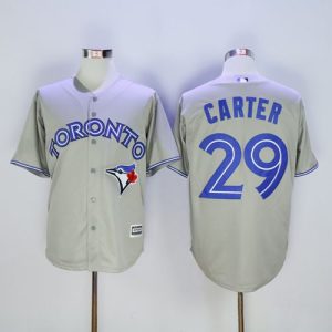 Blue Jays #29 Joe Carter Grey New Cool Base Stitched Jersey