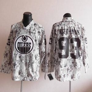 Oilers #93 Nugent-Hopkins Camouflage Stitched Jersey
