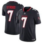 Custom Any name Houston Texans #7 C.J. Stroud Navy Vapor F.U.S.E. Limited Jersey Men Women Youth