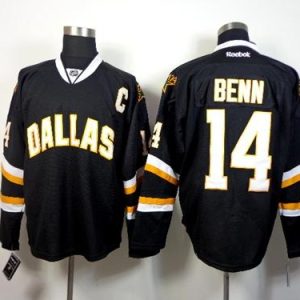 Stars #14 Jamie Benn Black Stitched Jersey