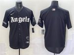 Los Angeles Angels Blank Black 'Gothic Halo Edition' Vapor Limited Stitched Jersey