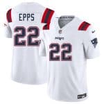 New England Patriots #22 Marcus Epps White 2025 F.U.S.E. Vapor Limited Stitched Jersey