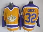 Kings #32 Jonathan Quick Yellow CCM Stitched Jersey
