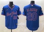 New York Mets #20 Pete Alonso Royal 2025 Spring Training Stitched Jersey