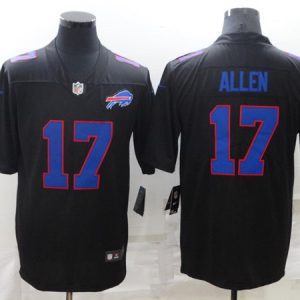 Buffalo Bills #17 Josh Allen Black Vapor Untouchable Limited Stitched Jersey