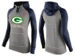 Nike Green Bay Packers Performance Hoodie Grey Dark Blue