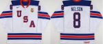 USA Customized White World Junior Championships Stitched Jersey