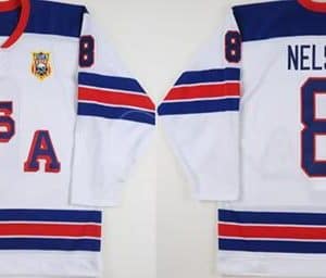 USA Customized White World Junior Championships Stitched Jersey