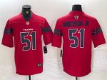Houston Texans #51 Will Anderson Jr. Red Vapor Untouchable Football Stitched Jersey