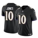 Baltimore Ravens #10 Emory Jones Black 2023 F.U.S.E Vapor Limited Jersey