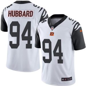 Cincinnati Bengals #94 Sam Hubbard White Color Rush Stitched Jersey
