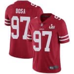 San Francisco 49ers #97 Nick Bosa Red Super Bowl LIV Vaper Untouchable Limited Stitched Jersey
