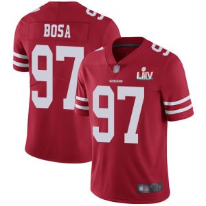 San Francisco 49ers #97 Nick Bosa Red Super Bowl LIV Vaper Untouchable Limited Stitched Jersey