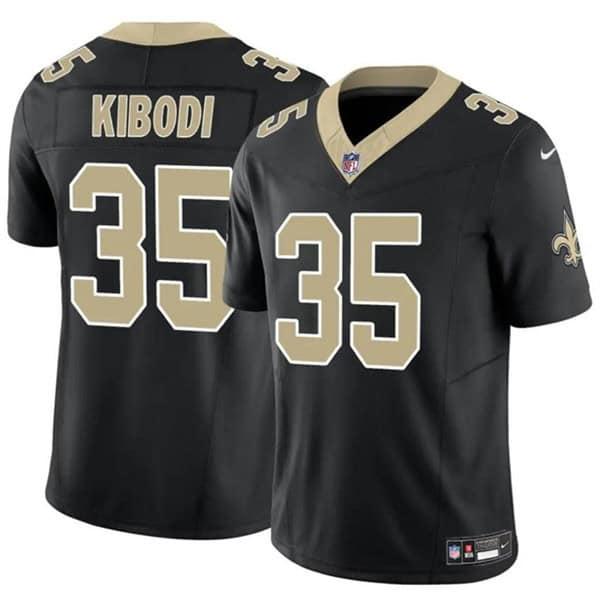 New Orleans Saints #35 Jacob Kibodi Black F.U.S.E. Vapor Limited Stitched Jersey