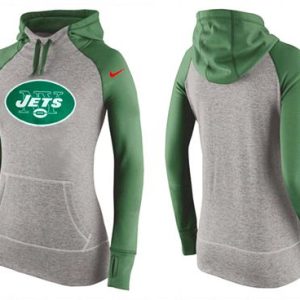 Nike New York Jets Performance Hoodie Grey Green_2