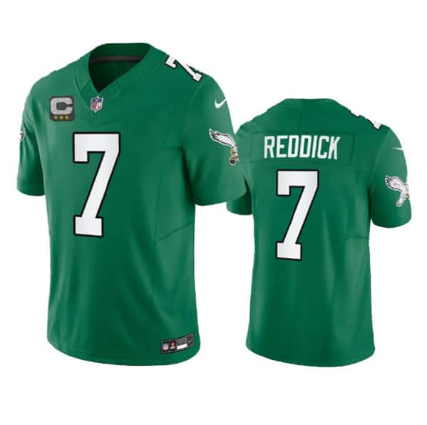 Philadelphia Eagles #7 Haason Reddick Green 2023 F.U.S.E. With C Patch Vapor Untouchable Stitched Jersey
