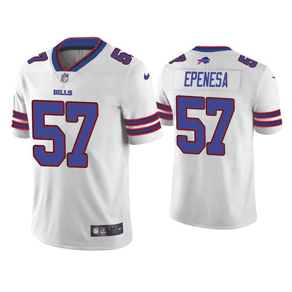 Buffalo Bills #57 A.J. Epenesa White Vapor Untouchable Limited Stitched Jersey