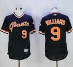 Giants #9 Matt Williams Black Flexbase Authentic Collection Cooperstown Stitched Jersey