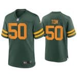 Green Bay Packers #50 Zach Tom Green Stitched Football Jersey