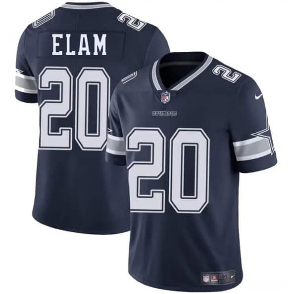Dallas Cowboys #20 Kaiir Elam Navy 2025 Vapor Untouchable Limited Stitched Jersey