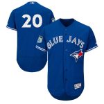 Toronto Blue Jays #20 Josh Donaldson Majestic Royal 2017 Spring Training Authentic Flex Base Player Stitched Jersey