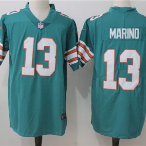 Miami Dolphins #13 Dan Marino Aqua Green Alternate Stitched Vapor Untouchable Limited Nike Jersey
