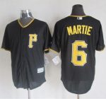 Pirates #6 Starling Marte Black New Cool Base Stitched Jersey