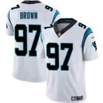 Carolina Panthers #97 Bobby Brown White 2025 Vapor Limited Stitched Jersey