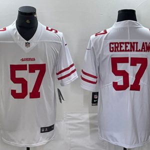 San Francisco 49ers #57 Dre Greenlaw White Vapor Untouchable Limited Stitched Jersey