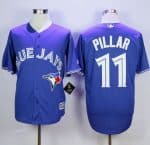 Blue Jays #11 Kevin Pillar Blue New Cool Base Stitched Jersey