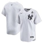 New York Yankees Blank White 2024 World Series Home Limited Stitched Jersey