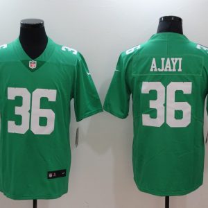 Philadelphia Eagles #36 Jay Ajayi Green Throwback Vapor Untouchable Limited Stitched Jersey
