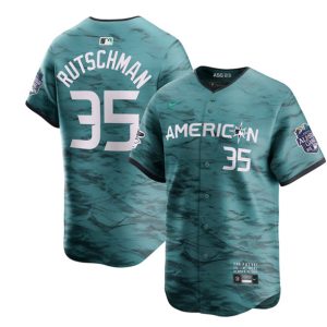 Baltimore Orioles #35 Adley Rutschman Teal 2023 All-Star Cool Base Stitched Jersey