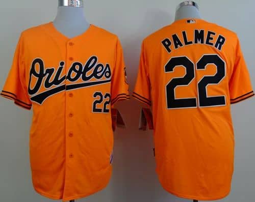 Orioles #22 Jim Palmer Orange Cool Base Stitched Jersey