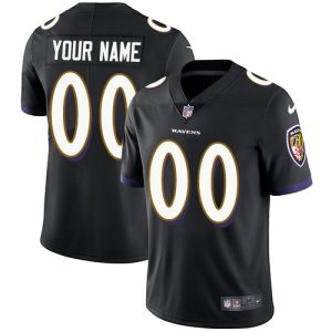 Ravens Customized Black Vapor Untouchable Limited Stitched Jersey