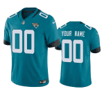 Jacksonville Jaguars Custom Teal 2023 F.U.S.E Vapor Untouchable Limited Stitched Jersey