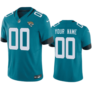 Jacksonville Jaguars Custom Teal 2023 F.U.S.E Vapor Untouchable Limited Stitched Jersey