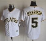 Pirates #5 Josh Harrison White New Cool Base Stitched Jersey