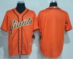 Giants Blank Orange New Cool Base Alternate Stitched Jersey