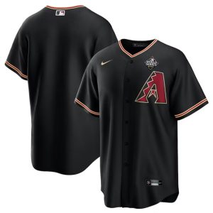 Arizona Diamondbacks Blank Black 2023 World Series Cool Base Stitched Jersey
