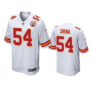 Kansas City Chiefs #54 Leo Chenal White Stitched Football Jersey