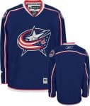 Blue Jackets Blank Stitched Blue Jersey