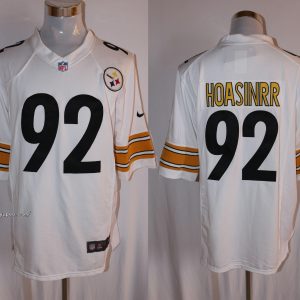 Pittsburgh Steelers #92 James Harrison White Stitched Limited Nike Jersey