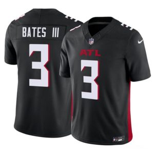 Atlanta Falcons #3 Jessie Bates III Black 2023 F.U.S.E. Vapor Untouchable Limited Stitched Jersey