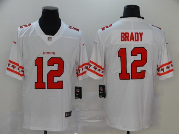 Tampa Bay Buccaneers #12 Tom Brady 2020 White Vapor Untouchable Limited Stitched Jersey