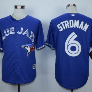 Blue Jays #6 Marcus Stroman Blue New Cool Base Stitched Jersey