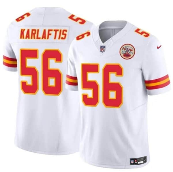 Kansas City Chiefs #56 George Karlaftis White 2024 F.U.S.E Vapor Untouchable Limited Stitched Jersey